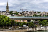 La ville de Saint-Cloud (Hauts-de-Seine).