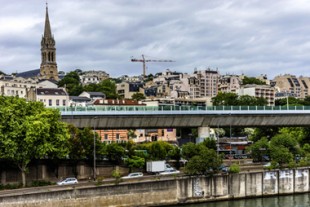 La ville de Saint-Cloud (Hauts-de-Seine).