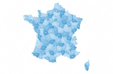 Carte de france départementale
