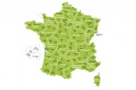 Carte de France régionale