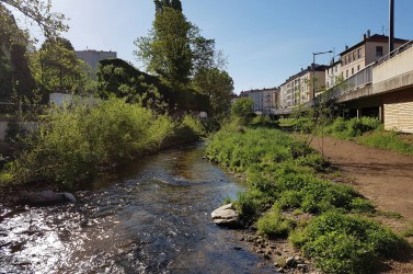 Sur la rivière Yzeron, quatre kilomètres et demi de rivière sur 25 ont déjà été élargis et le premier barrage est prévu pour 2021.