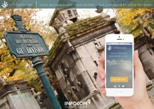 L’appli E-Memoriam, conçue par les étudiants, permet de localiser les tombes, avertir les ayants droit et leur proposer l’entretien des sépultures.