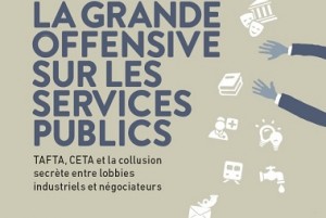 Capture d 'écran du rapport "La grande offensive sur les services publics"