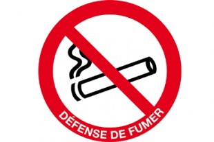panneau interdiction fumer