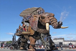 L'éléphant de l'Île-de-Nantes (Pays-de-la-Loire