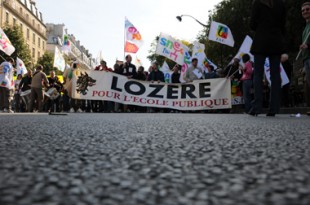 Manifestation education nationale