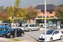 Bus et velo dans l'agglomerationparc-relais de maison brulee