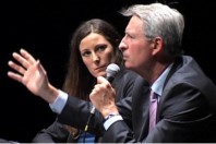 De gauche à droite: Emilie Thérouin et Florent Montillot