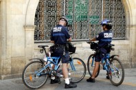 Policiers municipaux à vélos