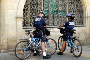 Policiers municipaux à vélos