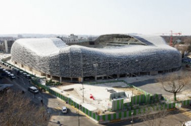 Le stade Jean Bouin, à Paris, inauguré le 30 août 2013.