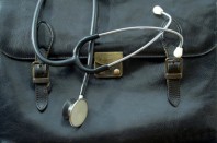 sacoche de mécin avec stétoscope