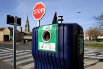 Benne à ordure pour le tri sélectif