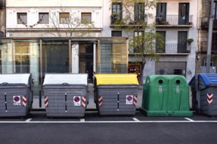 Bennes à ordure pour le tri sélectif