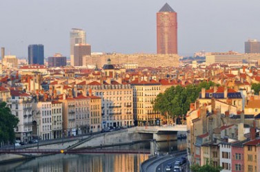 Le quartier de la Part-Dieu, à Lyon