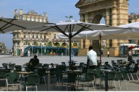 Terrasse d'un café