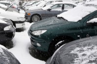 Circulation des voiture par temps de neige