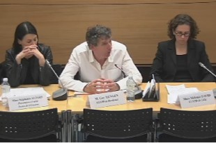 De gauche à droite: Stéphanie Aujard, Guy Hengen et Mélanie David, respectivement coordonnateurs des CLSPD de Savigny-sur-Orge, Bordeaux et Lille