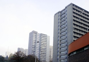 Immeubles HLM de loin