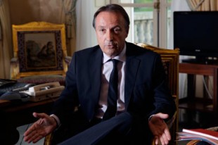 Jean-Pierre Bel, président du Sénat, le 15 novembre 2011.