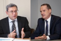 Les députés Nicolas Sansu (GDR, Cher) et Alain Fauré (PS, Ariège).