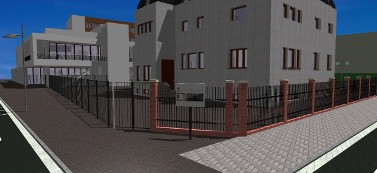 Rendu de la numérisation sous Allplan du lycée Aristide Briand à Schiltigheim