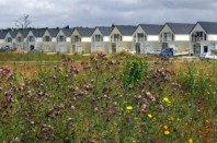 étalement urbain et maisons lotissement