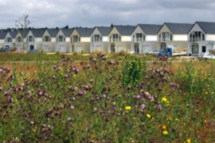 étalement urbain et maisons lotissement