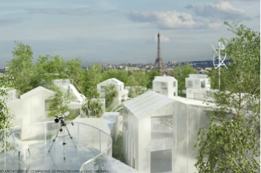 «Mille Arbres»
au-dessus du périphérique, projet de OGIC et la Compagnie de Phalsbourg