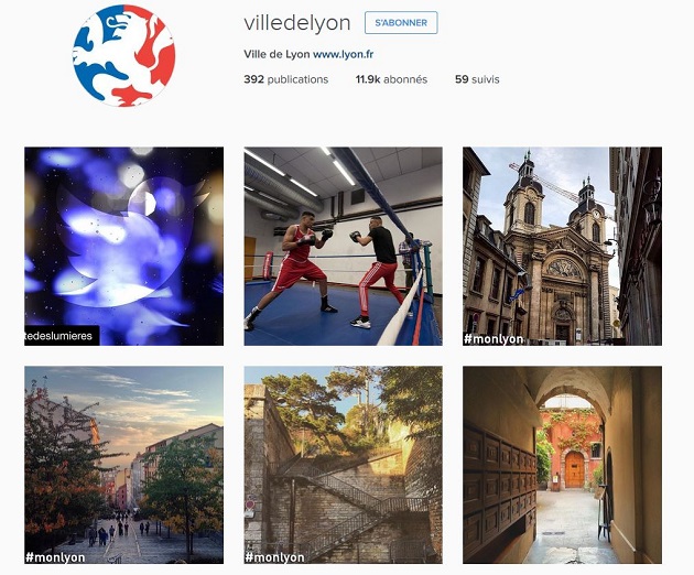 compte Instagram de Lyon