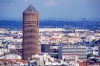 Le quartier de la Part-Dieu, à Lyon