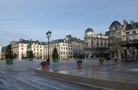 Orléans, place du Martroi.