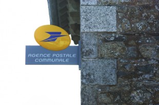 Enseigne d'une agence postale communale