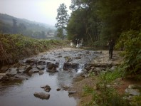 Le seuil de la Rochette (69) avant...