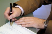Signature de contrat