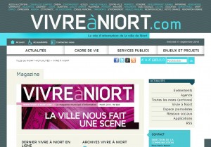 Le site d'informations de la ville de Niort.