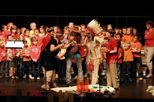 11e édition de la Semaine des arts et des cultures à l'école de la circonscription de Saverne (67), en 2012.