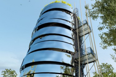 tour miroir NRJ Brest