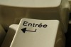Touche entrée sur un ordinateur